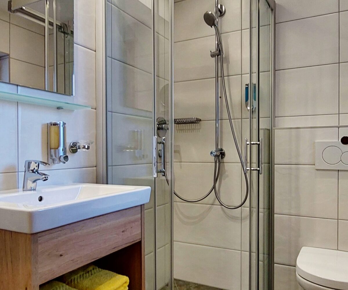 Badezimmer-Studio-Apartment