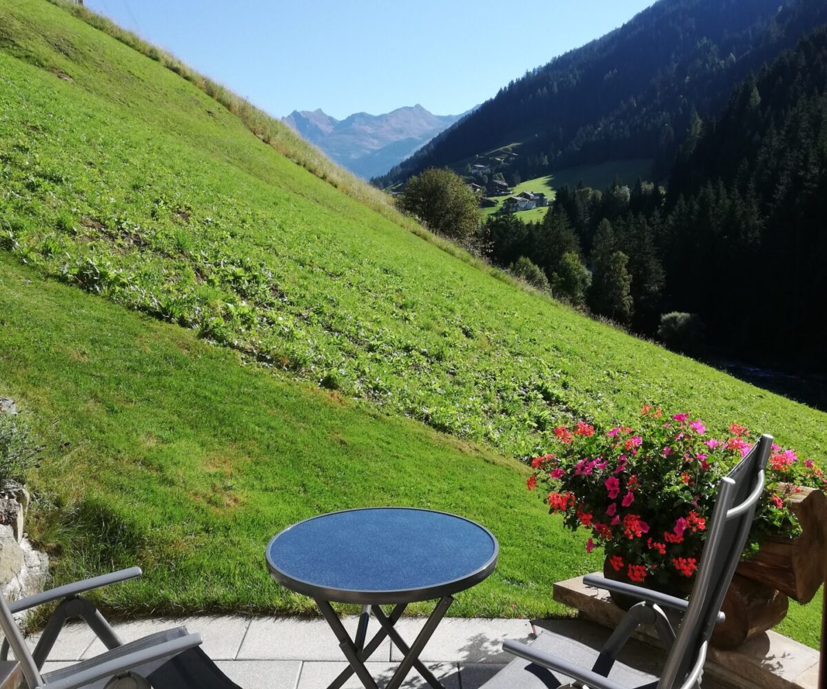 Ferienwohnung-Ausblick
